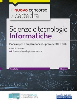 cover image of Scienze e tecnologie Informatiche